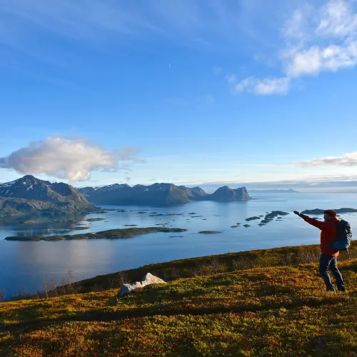 View over Bergsfjord