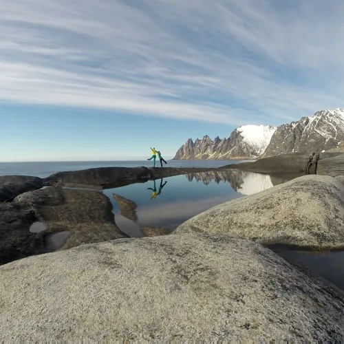 Winter at Tungeneset viewpoint, Senja