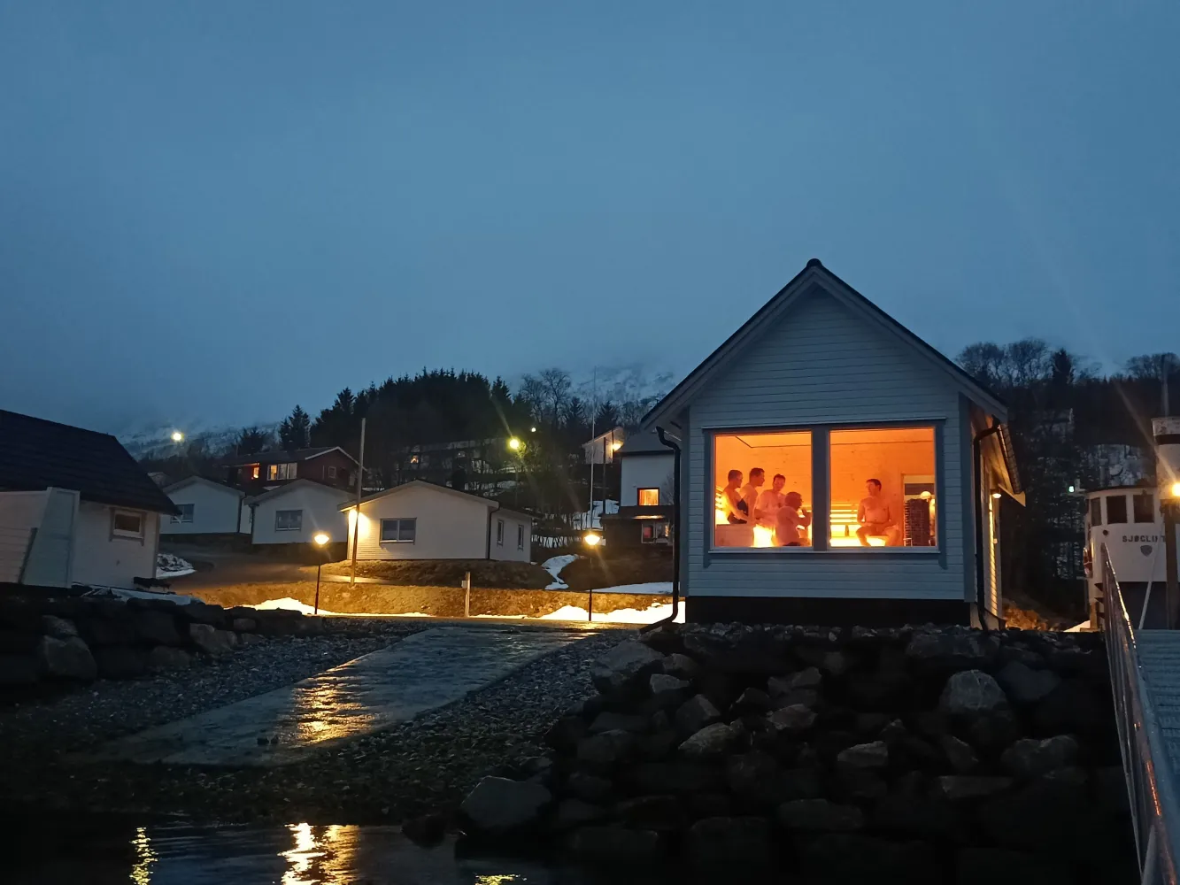 Sauna ved fjorden