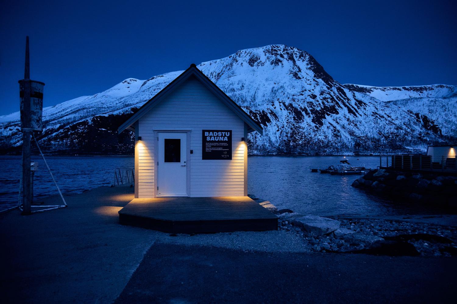 Sauna ved fjorden