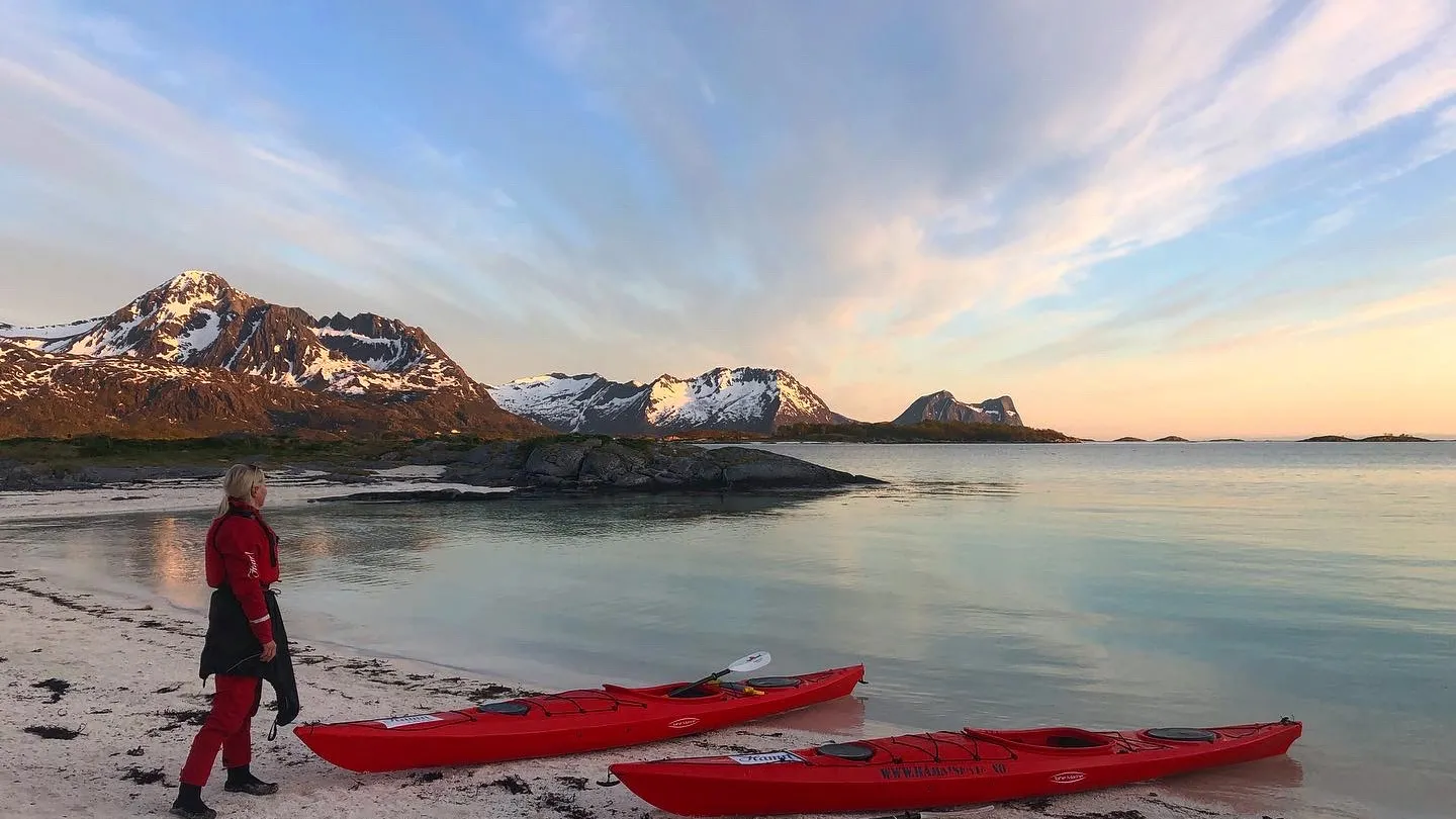 Kajakk i Bergsfjorden